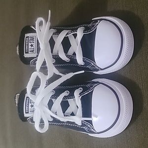 Kids converse sneakers, size 10, black